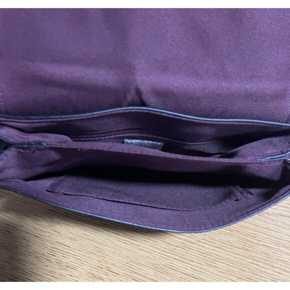 A New Day Burgundy Crossbody Bag With Adjustable Strap Pebbled Faux Leather - Picture 5 of 11